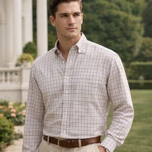 Eddie Bauer Men's Plaid Lightweight Jacket